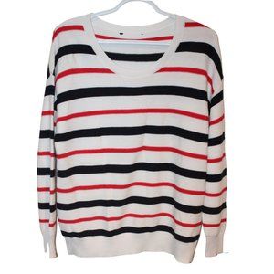 3/$25 🏷 Women's Striped Sweater Size Large